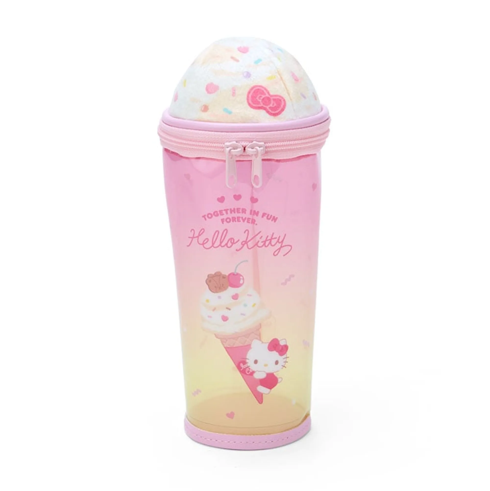 Japan Original Hello Kitty Pencil Pouch (Ice Cream Party Series)