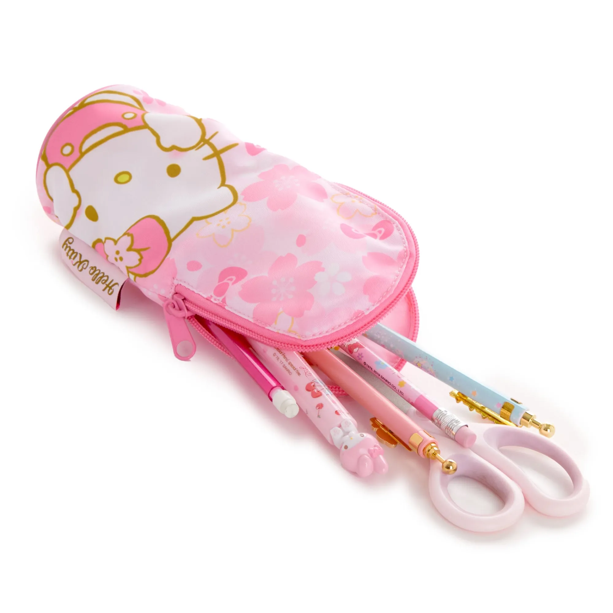 NAKAJIMA CORPORATION Hello Kitty Pencil Pouch (Blushing Sakura Series)