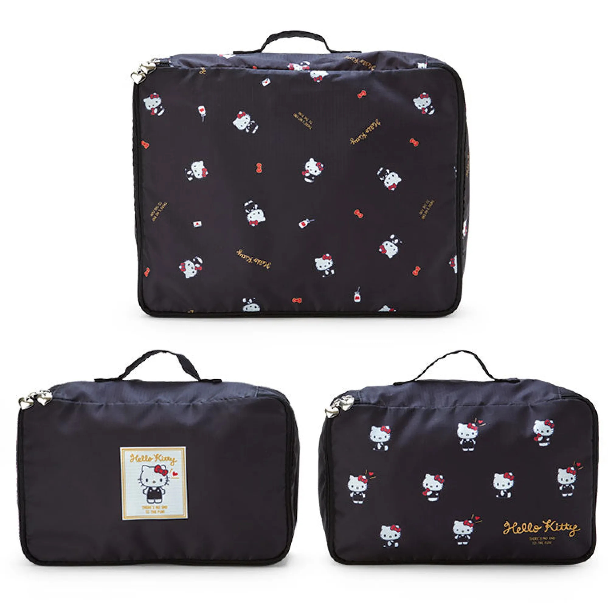 Japan Original Hello Kitty 3-Piece Packing Cube Set