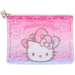 Japan Original Hello Kitty 2-Piece Pouch Set 50th Anniv. (Fashionable Ribbons Series)