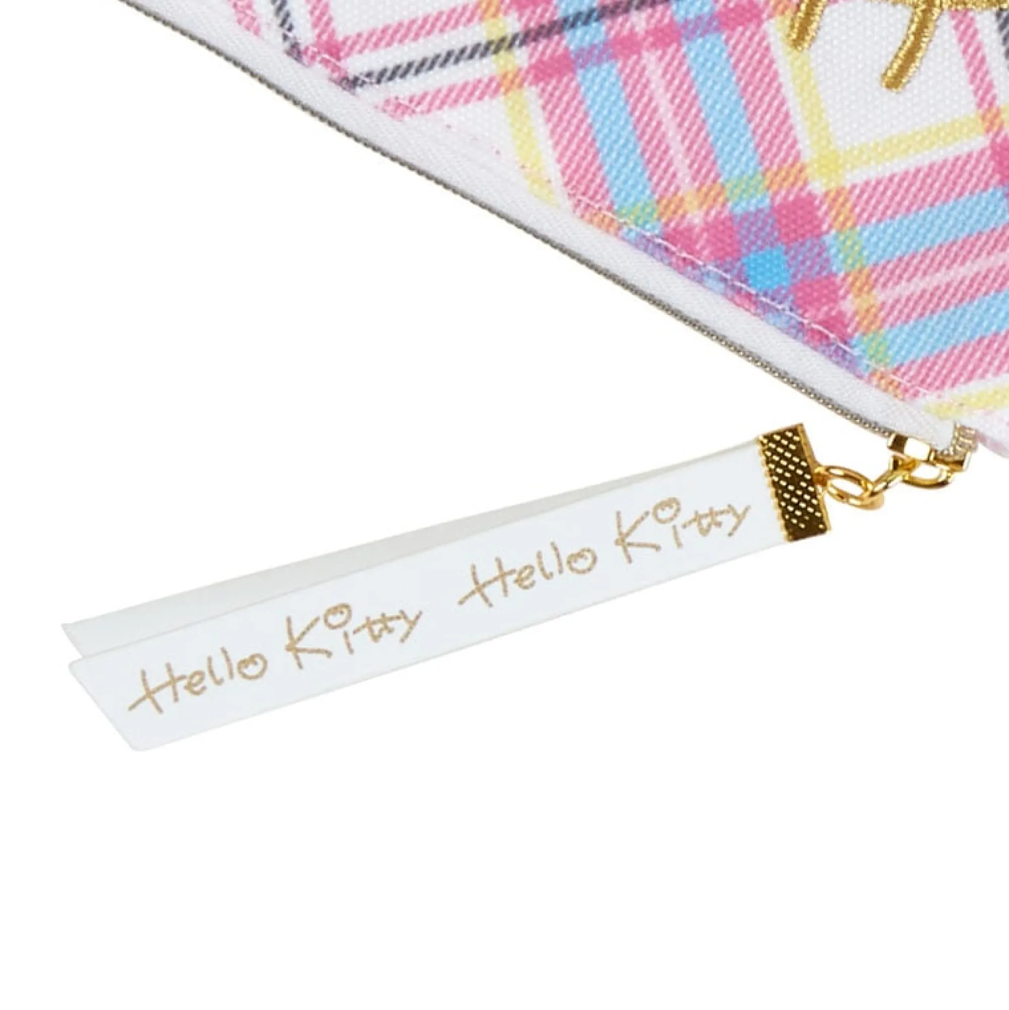 Japan Original Hello Kitty 2-Piece Pouch Set (Hello Kitty Dress Tartan Series)