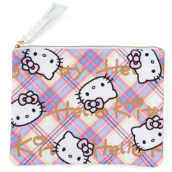 Japan Original Hello Kitty 2-Piece Pouch Set (Hello Kitty Dress Tartan Series)