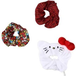 BIOWORLD Hello Kitty 3-Piece Scrunchie Set
