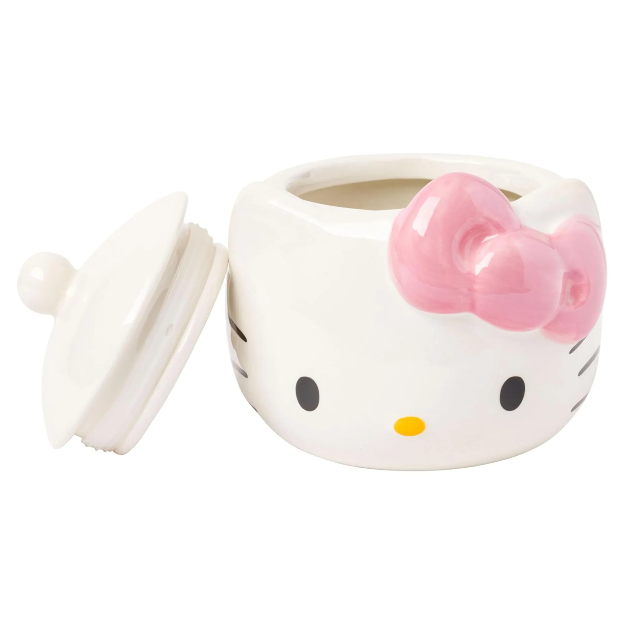 Silver Buffalo Hello Kitty Pink Bow Ceramic Storage Jar