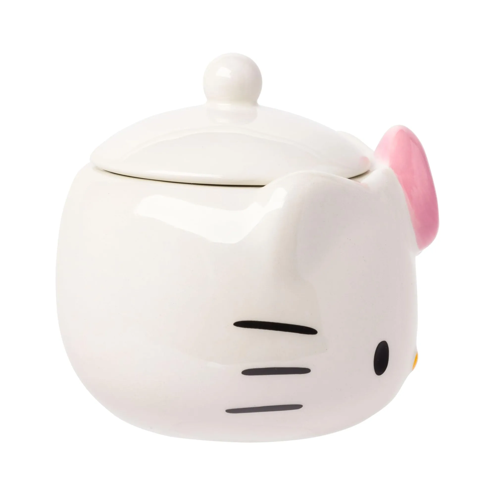 Silver Buffalo Hello Kitty Pink Bow Ceramic Storage Jar