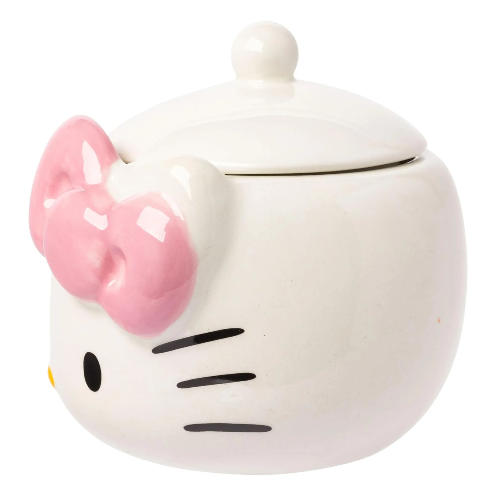 Silver Buffalo Hello Kitty Pink Bow Ceramic Storage Jar