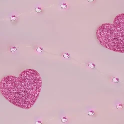 Silver Buffalo Hello Kitty Pink Bow 20ct LED String Lights
