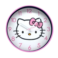 ACCUTIME WATCH CORP Hello Kitty Pink Classic Wall Clock