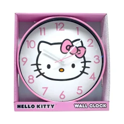 ACCUTIME WATCH CORP Hello Kitty Pink Classic Wall Clock