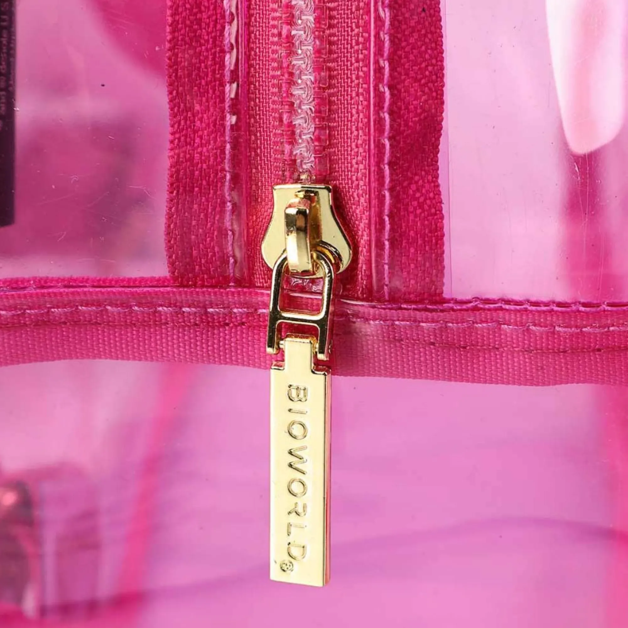 BIOWORLD Hello Kitty Pink Clear Mini Backpack