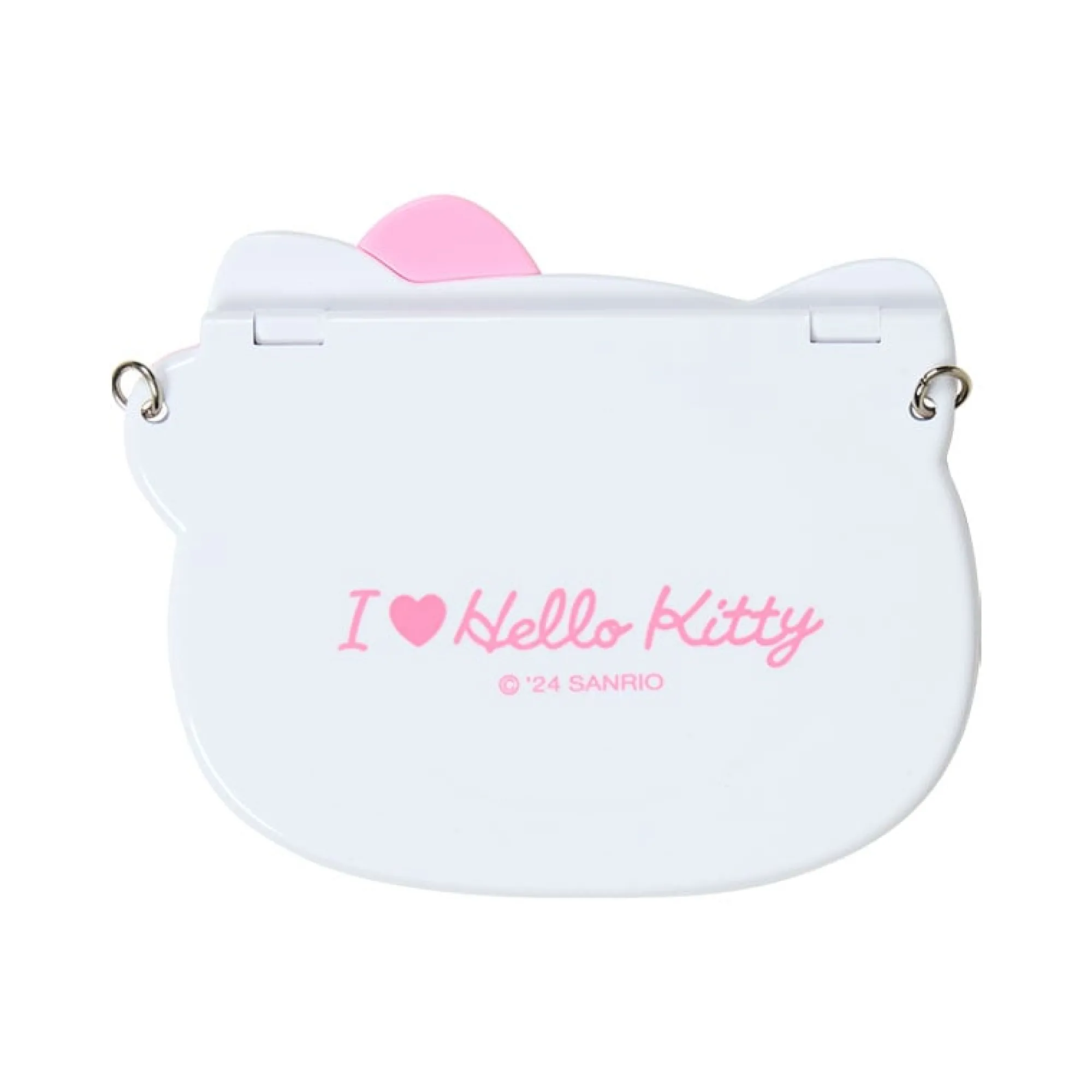 Japan Original Hello Kitty Pink Compact Mirror (I Love Hello Kitty Series)