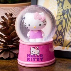 Silver Buffalo LLC Hello Kitty Pink Glitter Snow Globe