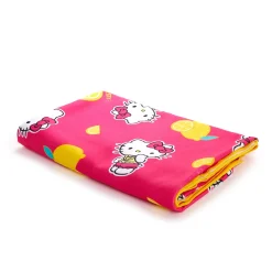 NAKAJIMA CORPORATION Hello Kitty Pink Lemonade Beach Towel