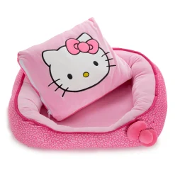 Jazwares LLC Hello Kitty Pink Pet Bolster Bed (Small)