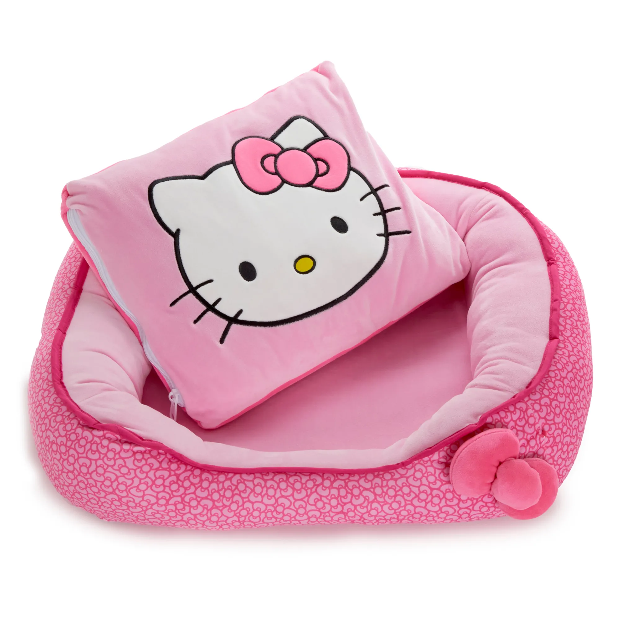 Jazwares LLC Hello Kitty Pink Pet Bolster Bed (Small)
