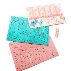 HANDS CRAFT Hello Kitty Pink Rose 3D Wooden Puzzle