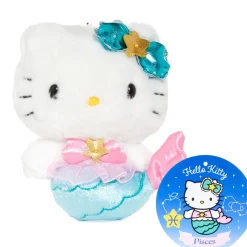 NAKAJIMA CORPORATION Hello Kitty Pisces Plush Keychain Mascot (Zodiac Series)