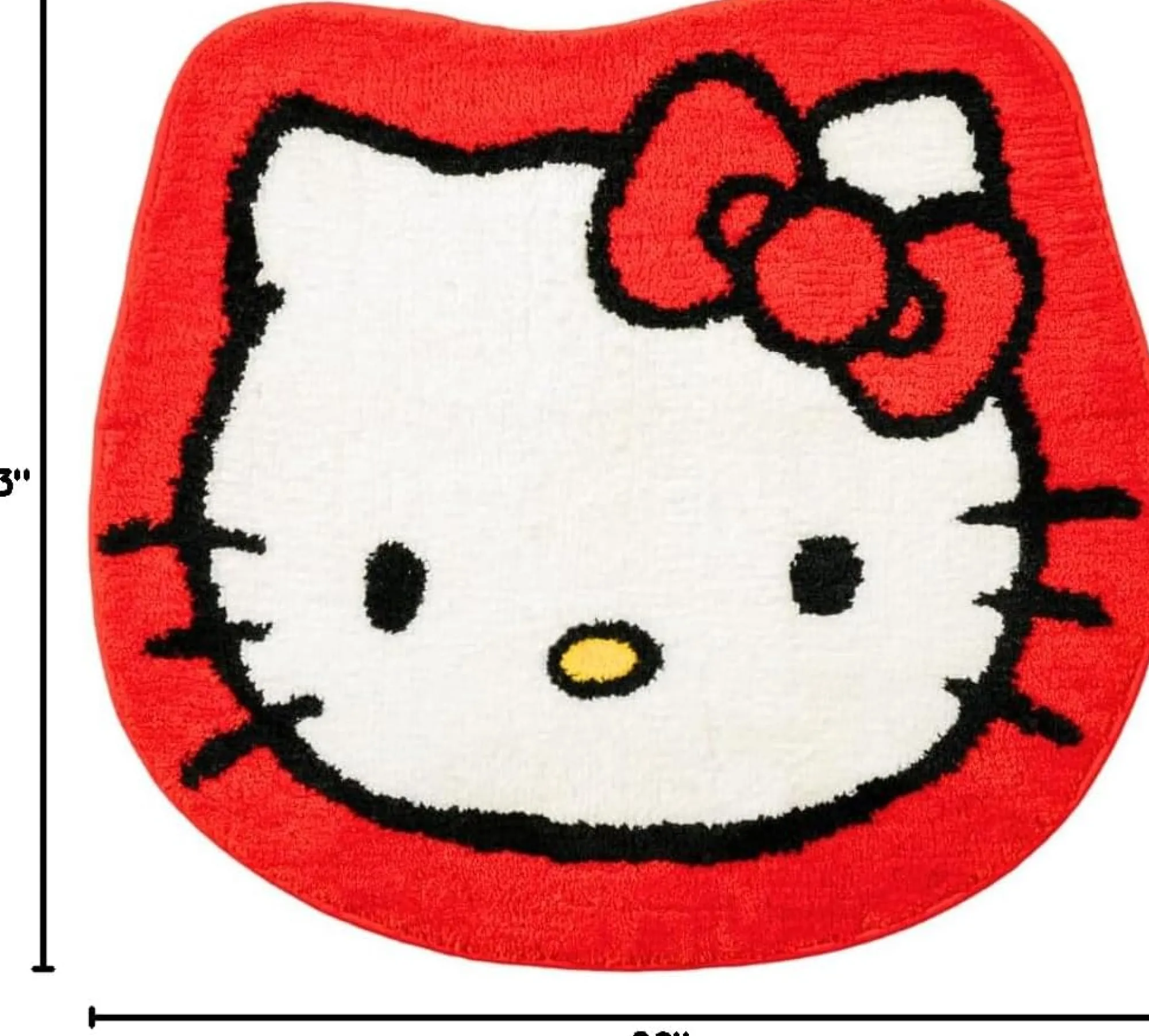 Franco Manufacturing Co Inc Hello Kitty Plush Bathroom Mat