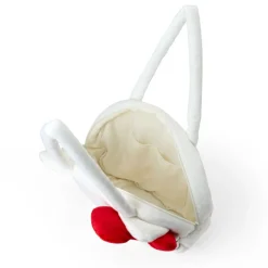 Japan Original Hello Kitty Plush Face Tote Bag