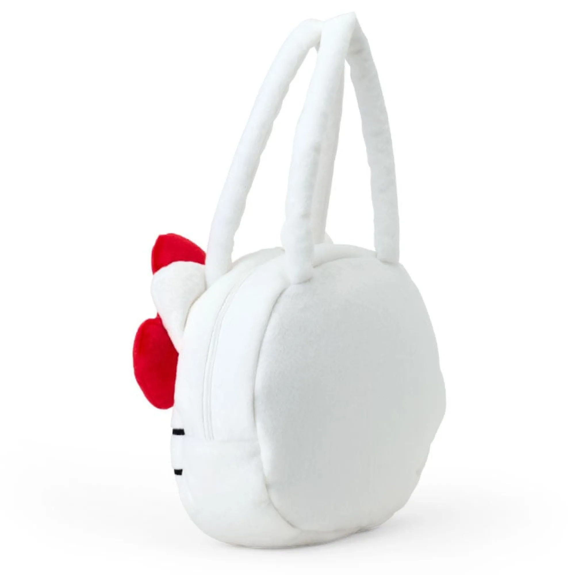 Japan Original Hello Kitty Plush Face Tote Bag