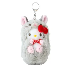 Japan Original Hello Kitty Plush Keychain Mascot (Fauna Friends Series)