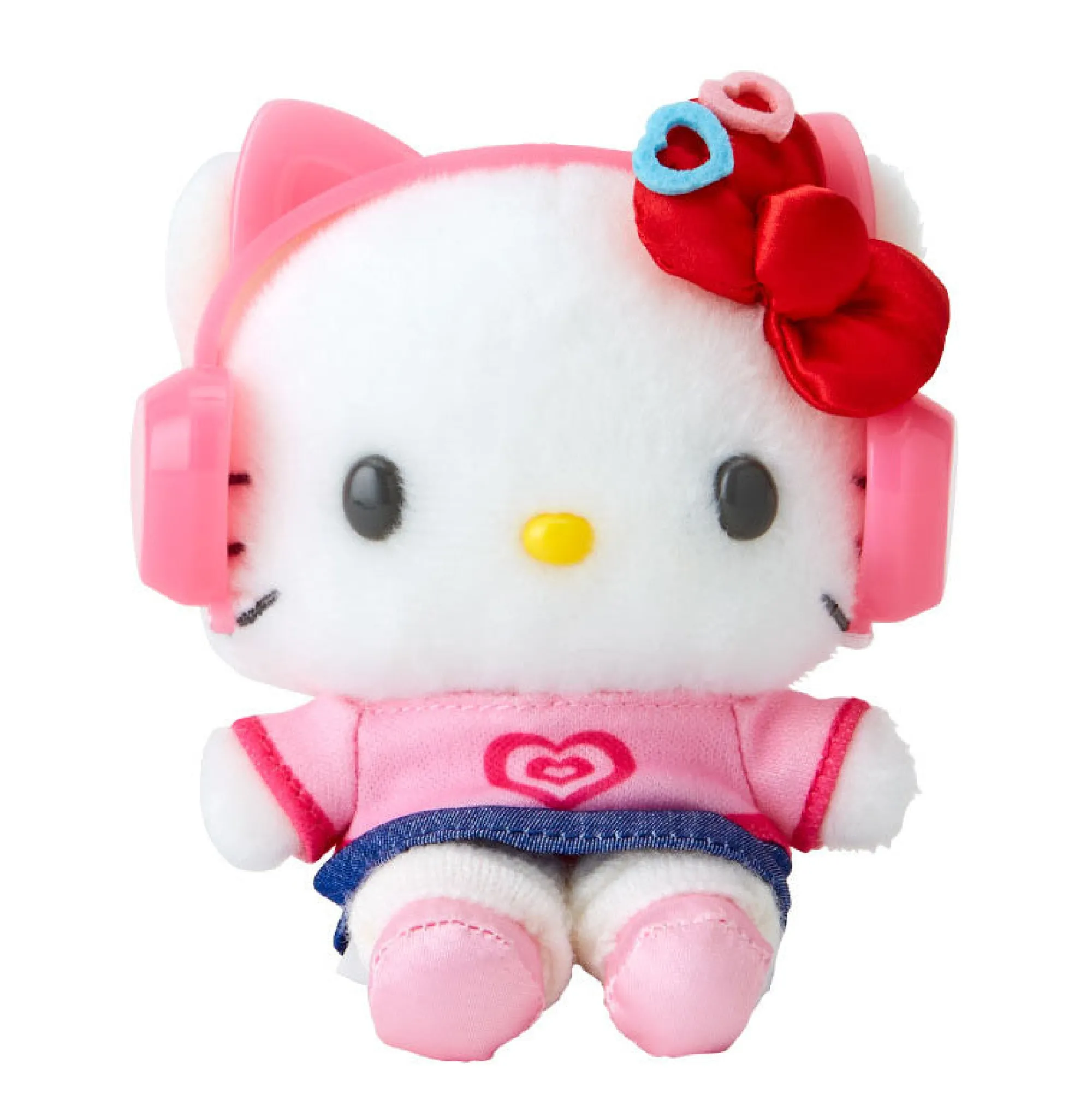 Japan Original Hello Kitty Plush Keychain Mascot (Heisei Pop Series)