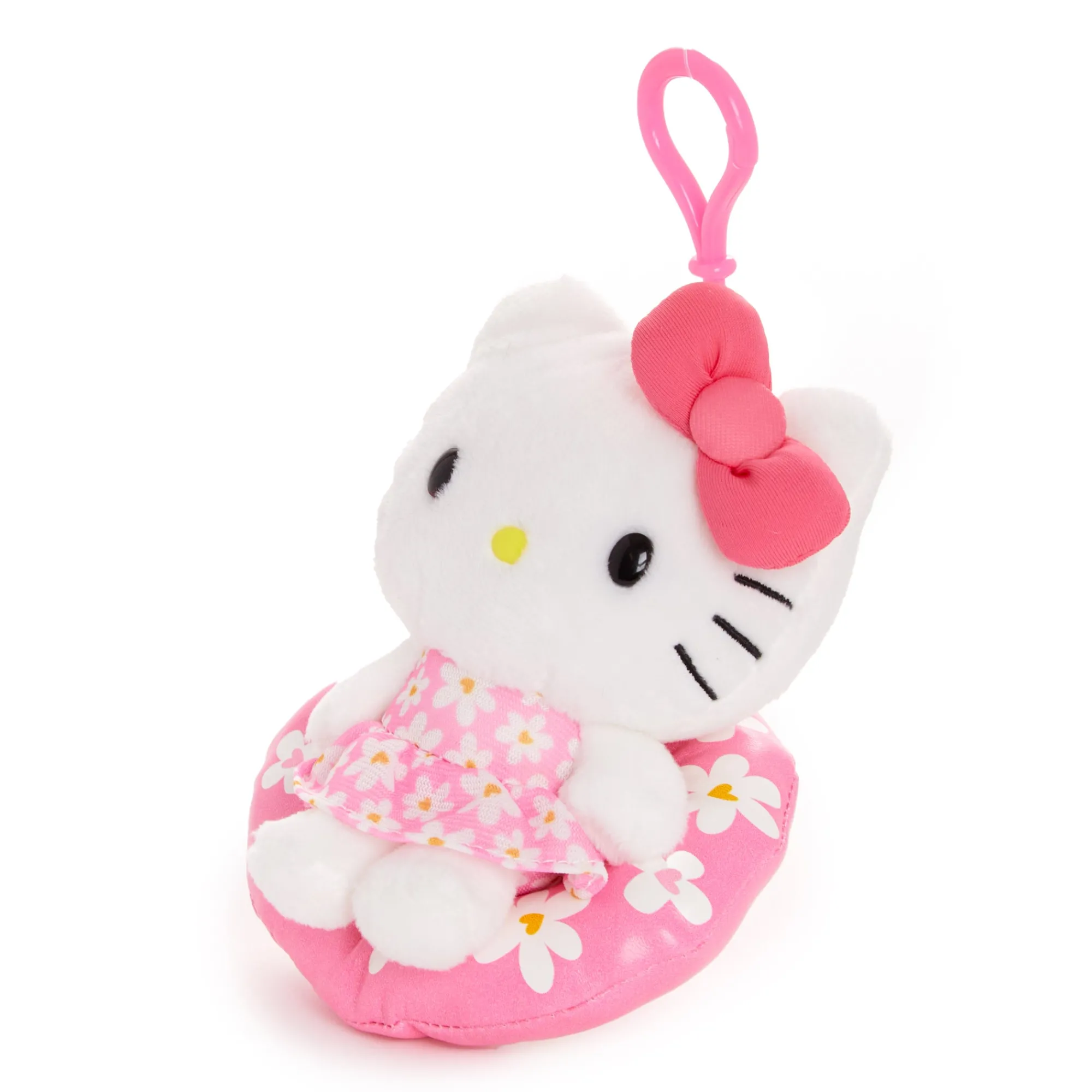NAKAJIMA CORPORATION Hello Kitty Plush Mascot Clip (Summer Pool Series)