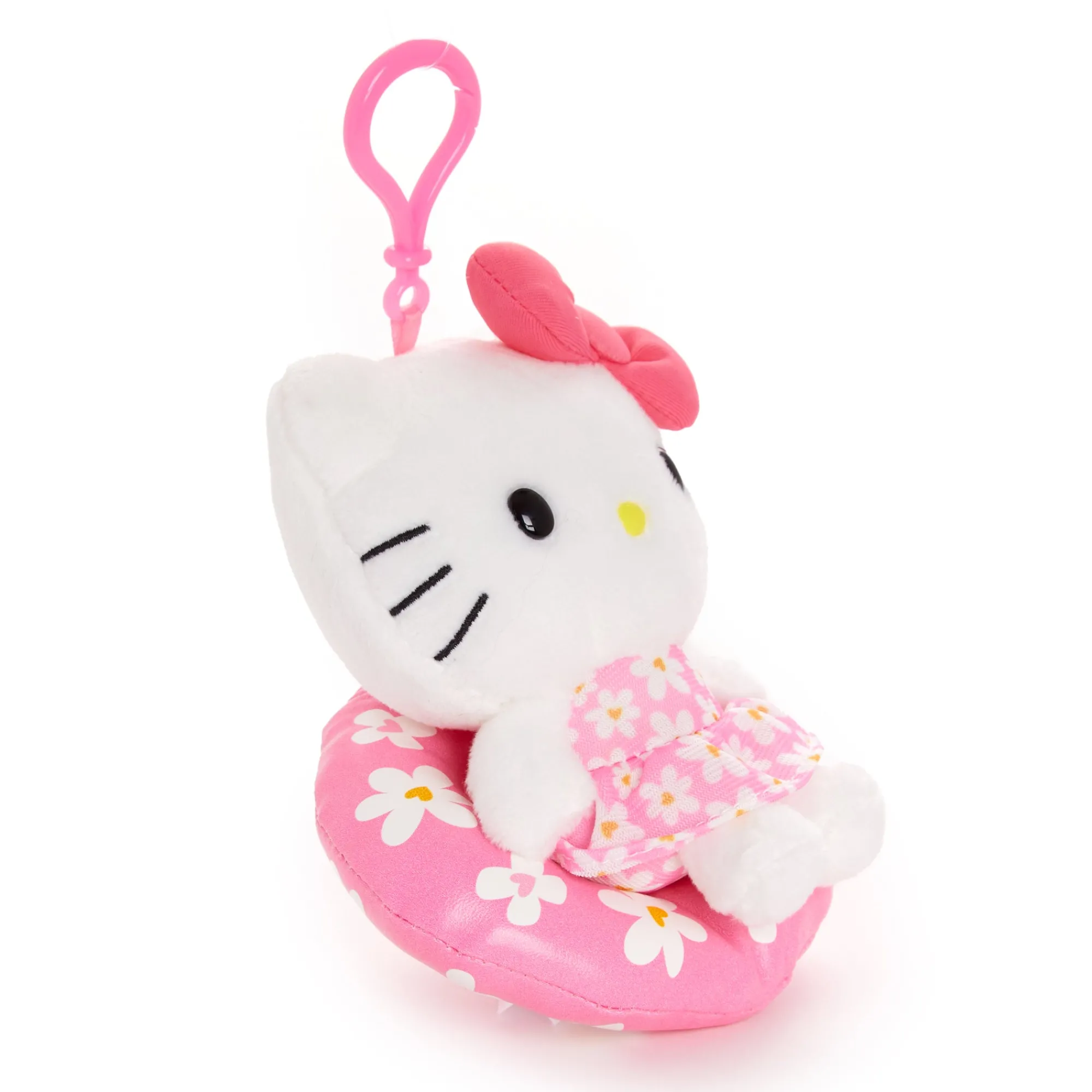 NAKAJIMA CORPORATION Hello Kitty Plush Mascot Clip (Summer Pool Series)