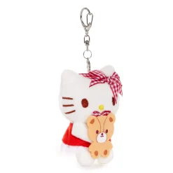 NAKAJIMA CORPORATION Hello Kitty Plush Mascot Keychain (Red Gingham)