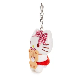 NAKAJIMA CORPORATION Hello Kitty Plush Mascot Keychain (Red Gingham)