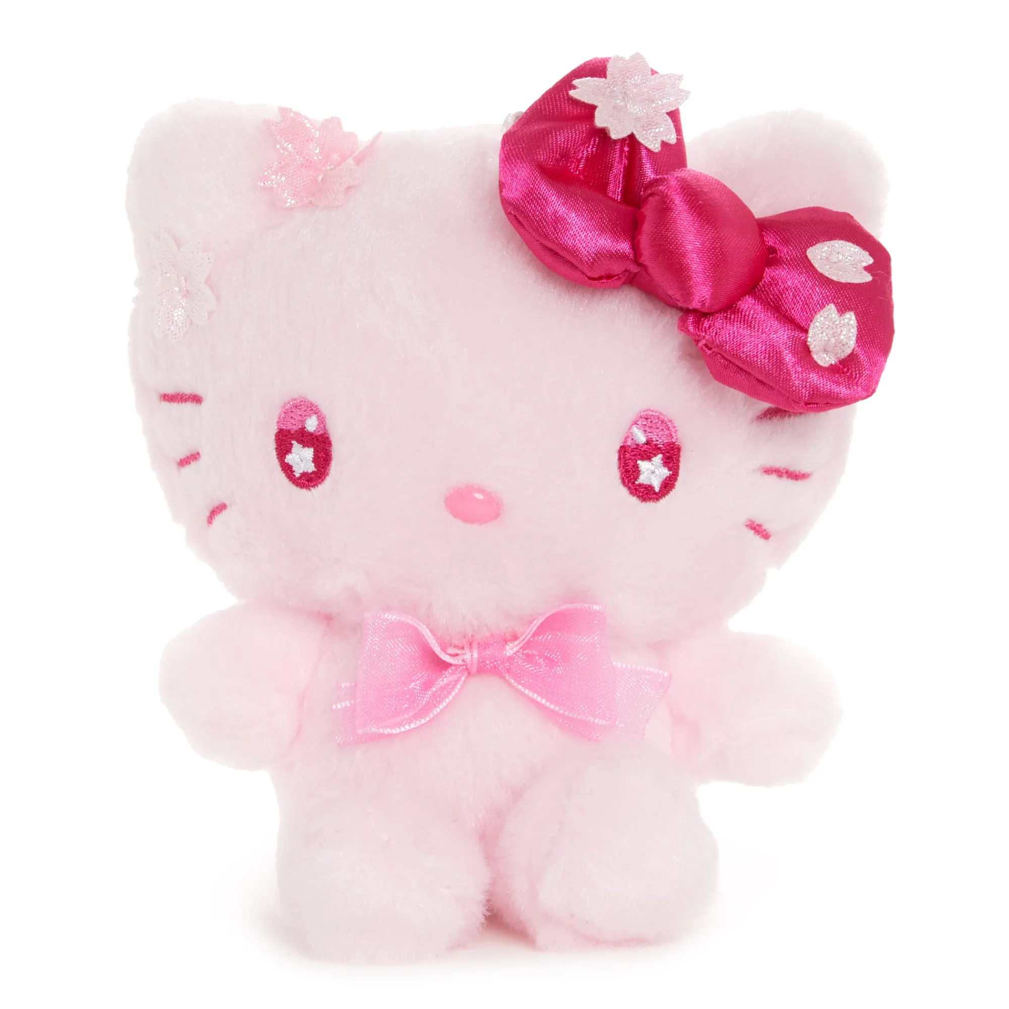 Japan Original Hello Kitty Plush Mascot Keychain (Sakura Petals Series)