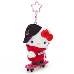 Japan Original Hello Kitty Plush Mascot Keychain (Sk8r Squad Series)