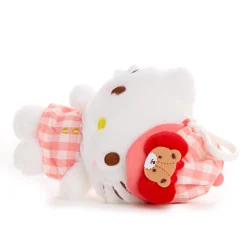 NAKAJIMA CORPORATION Hello Kitty Plush Mascot Clip (Gingham Cap Series)