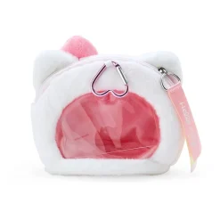 Japan Original Hello Kitty Plush Mini Face Pouch
