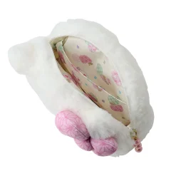 Japan Original Hello Kitty Plush Mini Face Pouch (Retro Pastel Series)