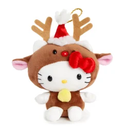 NAKAJIMA CORPORATION Hello Kitty Plush Reindeer Ornament