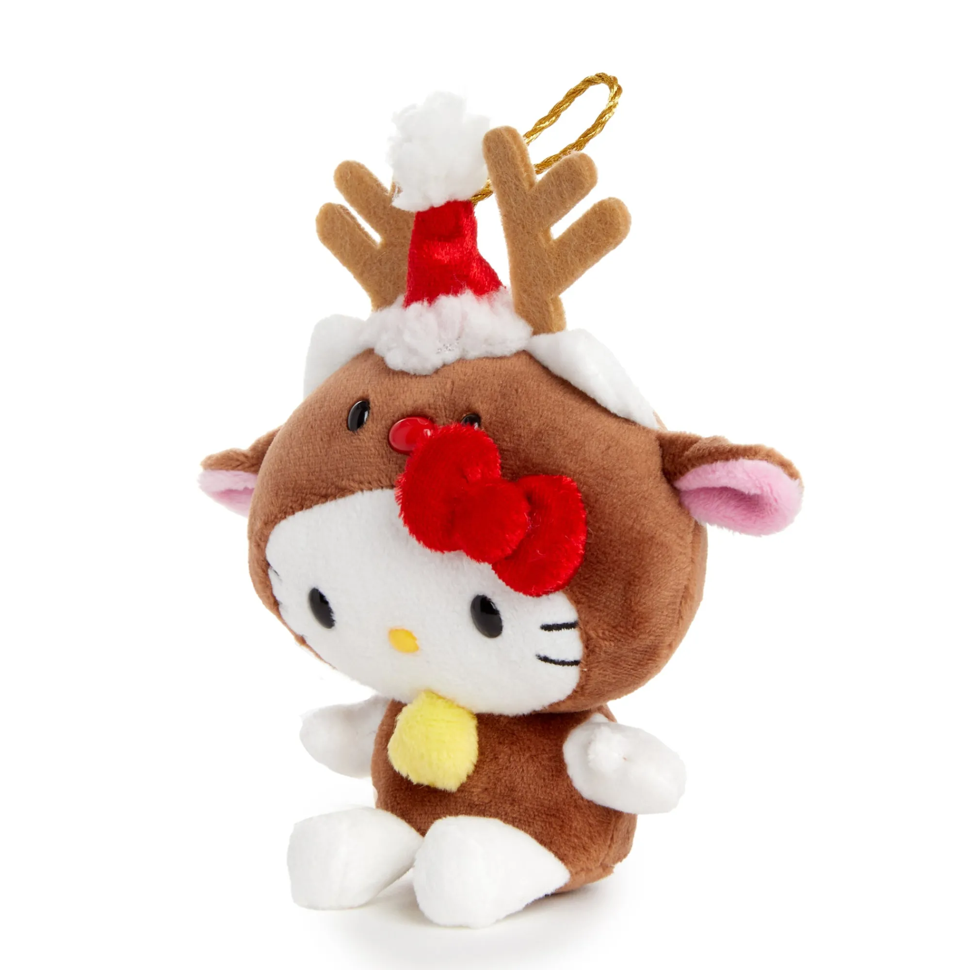 NAKAJIMA CORPORATION Hello Kitty Plush Reindeer Ornament