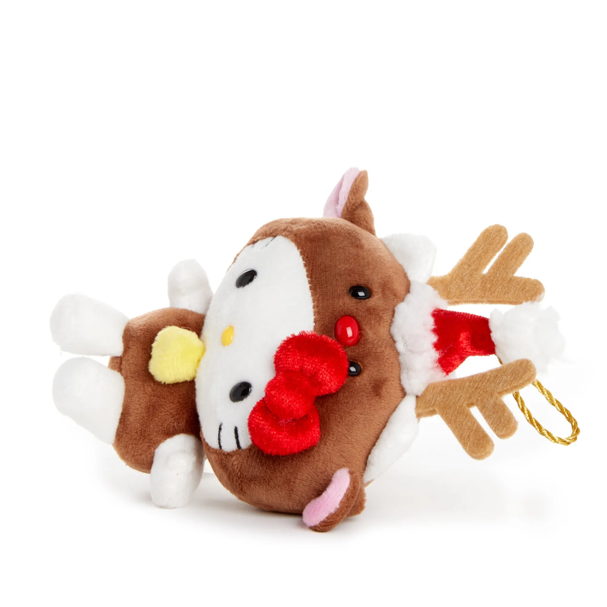 NAKAJIMA CORPORATION Hello Kitty Plush Reindeer Ornament