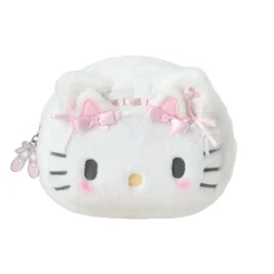 Japan Original Hello Kitty Plush Zipper Pouch (Ballet Kitten Series)