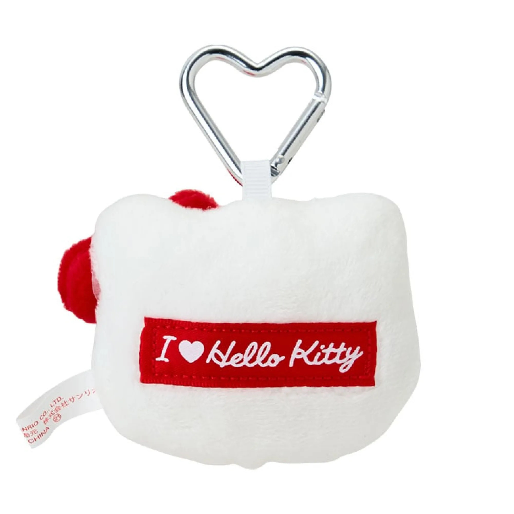 Japan Original Hello Kitty Red Mascot Keychain (I Love Hello Kitty Series)