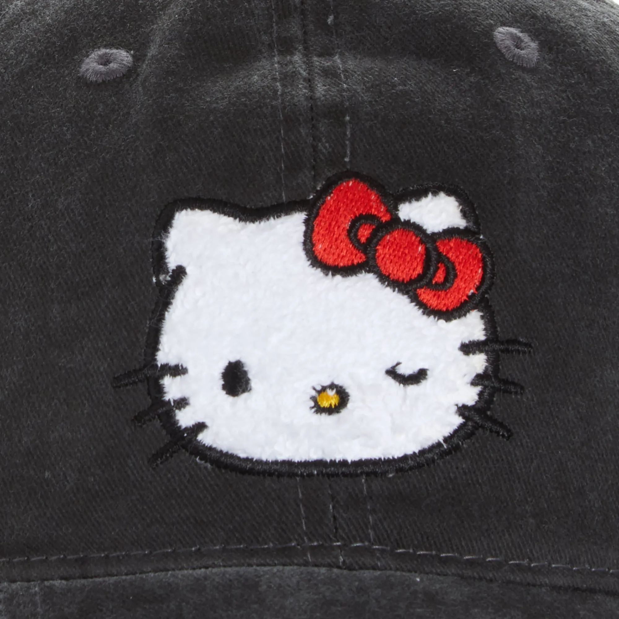 CONCEPT 1 Hello Kitty Retro Pigment Wash Cap (Black)