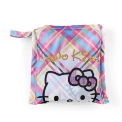 Japan Original Hello Kitty Reusable Tote Bag (Hello Kitty Dress Tartan Series)