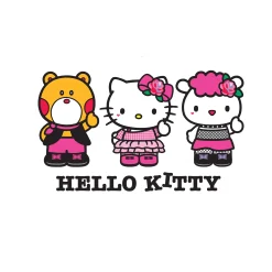 Printful Hello Kitty Rockin' Trio Tee