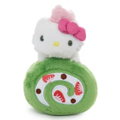NAKAJIMA CORPORATION Hello Kitty Roll Cake Mascot Clip (Matcha Sweets Series)