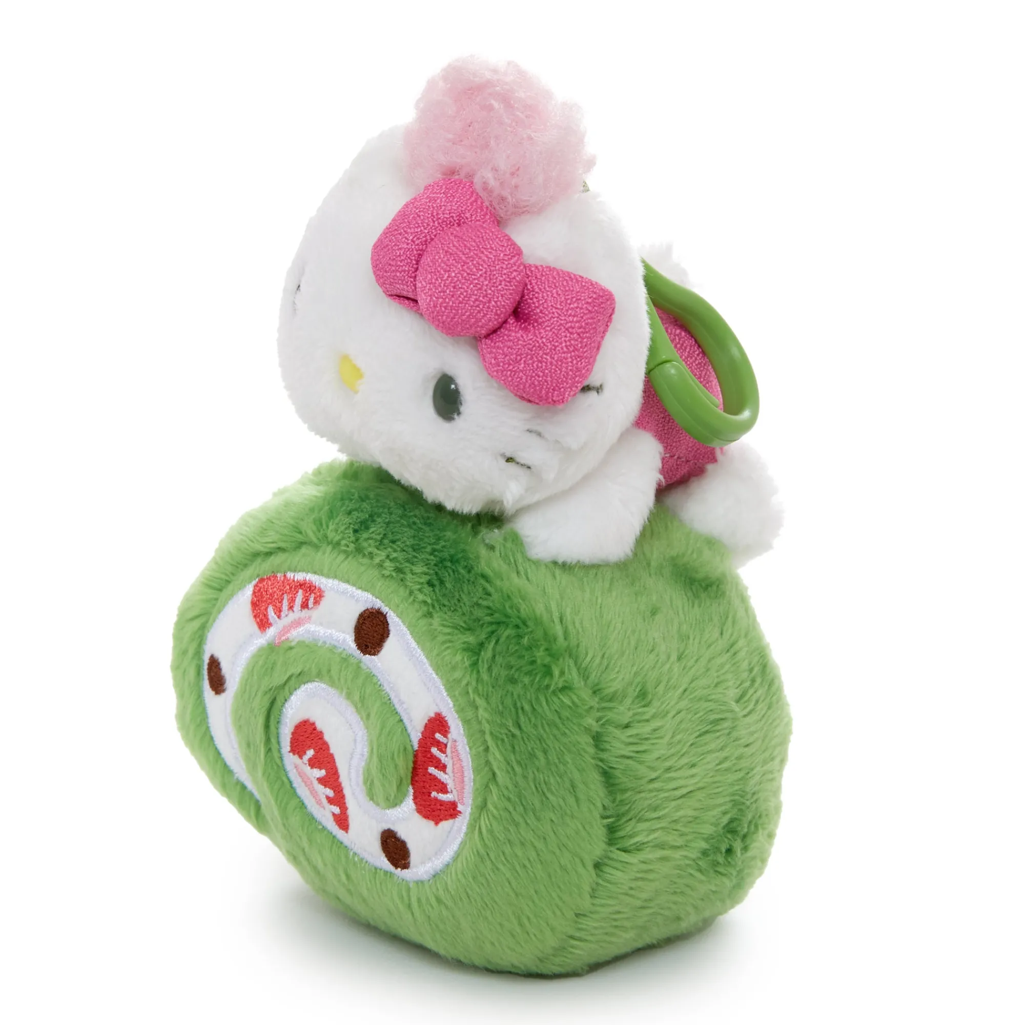 NAKAJIMA CORPORATION Hello Kitty Roll Cake Mascot Clip (Matcha Sweets Series)