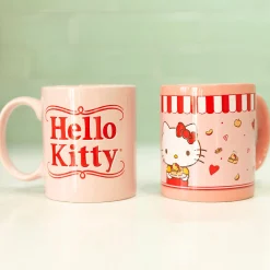 Uncanny Brands Wholesale Hello Kitty Single Cup Coffee Maker 3-Piece Gift Set