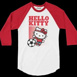 Printful Hello Kitty Soccer Raglan