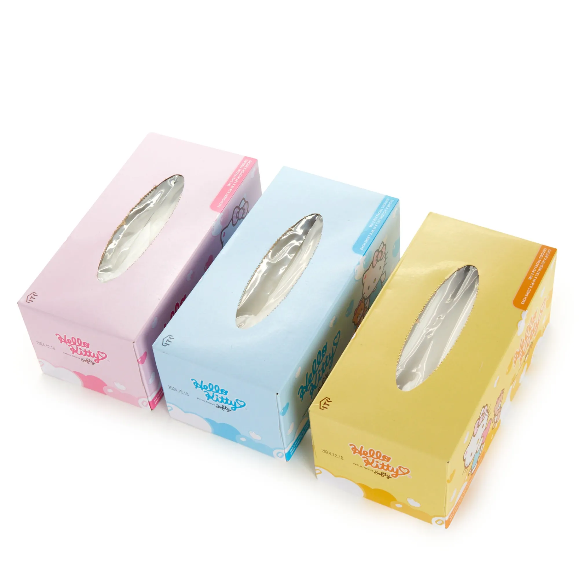 ITC Hello Kitty Softly Facial 2-Ply Tissue Boxes (Pack of 3)