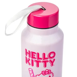 Silver Buffalo Hello Kitty Stainless Steel Water Bottle (Strawberry Milk)
