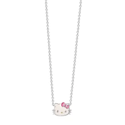 JACMEL JEWELRY INC Hello Kitty Sterling Silver Enamel Necklace